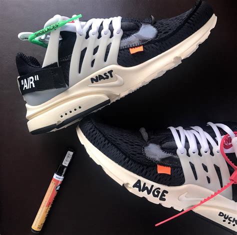 replica nike off white presto|nike off white presto 10.